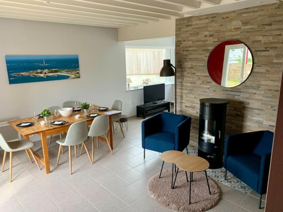 Maison Bord De Mer Dans La Petite Irlande Auderville Exterior foto